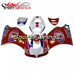 Sportbike Fairing Kit Fit For Ducati 996/748/916/998 Biposto 1996 - 2002 - Red White Blue