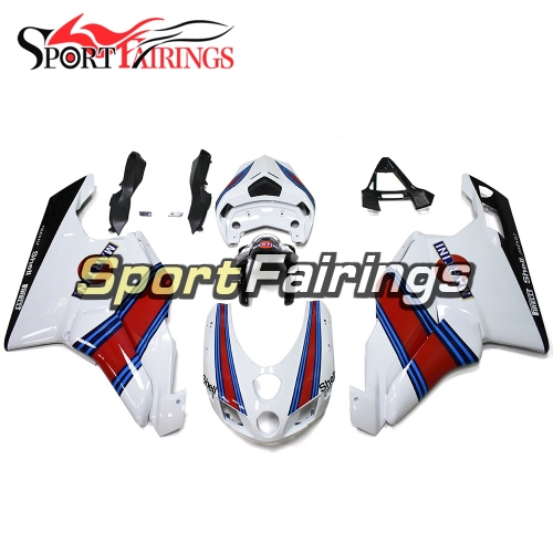 Full Fairing Kit Fit For Ducati 999/749 2005 - 2006 - Glossy White Red Blue