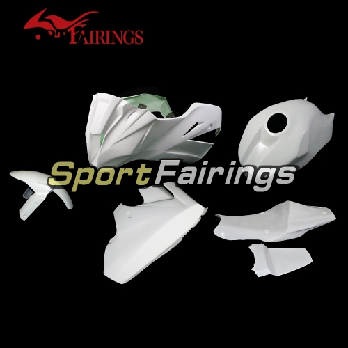 Unpainted Fiberglass Racing Fairing Kit Fit For Kawasaki ZX10R 2011-2015 - Naked Cowlings