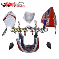 Firberglass Racing Fairings Fit For Dacati 1098/848/1198 2007 - 2012 - White Red Black