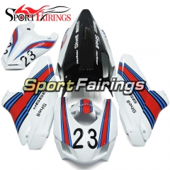 Firberglass Racing Fairing Kit Fit For Dacati 999 749 2005-2011 - Glossy White Red Blue
