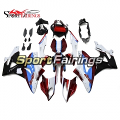 Fairing Kit Fit For BMW S1000RR 2011 - 2014 - White and Deep Red
