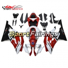Fairing Kit Fit For Yamaha YZF R6 2008 - 2016 - White Red and Black Lowers