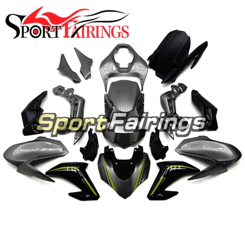 Full Fairing Kit Fit For Kawasaki Z900 2017 - 2018 - Gloss Grey Black Fluorescent Yellow