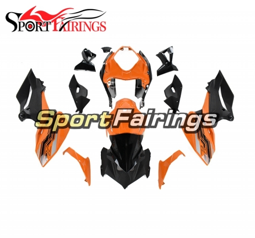 Full Fairing Kit Fit For Kawasaki Z400 2018 - 2020 - Gloss Orange Black