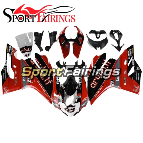 Full ABS Fairing Kit Fit For Dacati 899/1199 2012 - 2013 - Gloss Red Black White