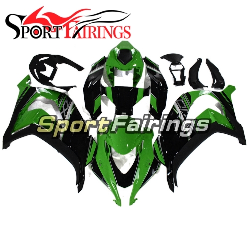 Full Fairing Kit Fit For Kawasaki ZX10R 2016 - 2020 - Gloss Green Black