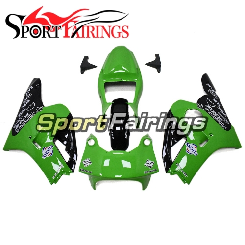 Full ABS Fairing Kit Fit For Kawasaki ZXR400  - Gloss Green Black