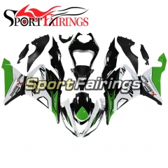 Motorcycle Fairing Kit Fit For Kawasaki ZX-6R 2013 - 2017 - Green Black White