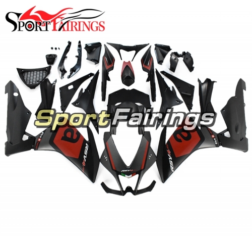 Full Fairing Kit Fit For Aprilia RSV4 1000 2010 - 2015 - Matte Black Red