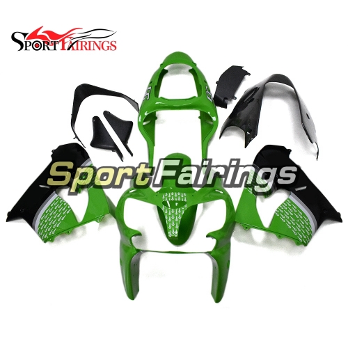 Full Fairing Kit Fit For Kawasaki ZX9R 2000 - 2001 - Gloss Green Black