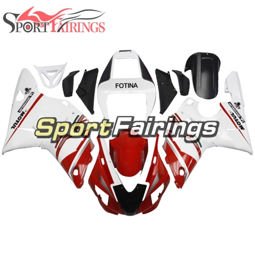 Fairing Kit Fit For Yamaha YZF R1 1998 1999 - Red White