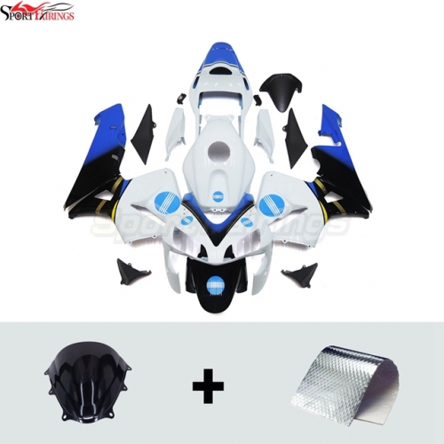 Fairing Kit fit for Honda CBR600RR 2003 - 2004 - White Blue Black