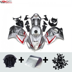 Sportfairings Fairing Kit fit for Suzuki Hayabusa GSX1300R 1997 - 2007 - Silver Grey