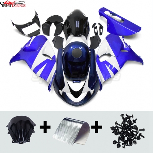 Sportfairings Fairing Kit fit for Suzuki TL1000R 1998 - 2003 - Blue White Black Dark Blue