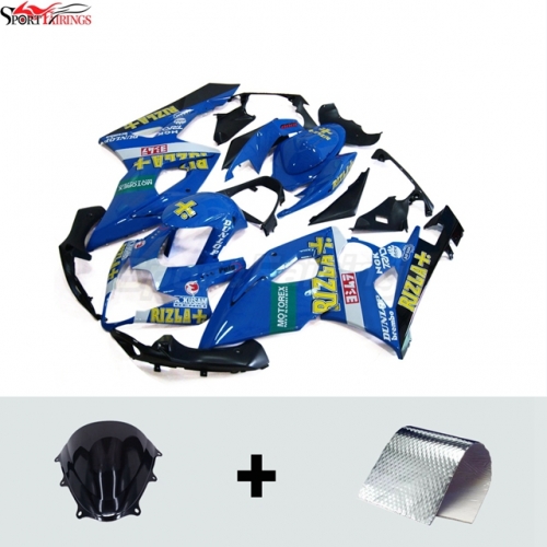 Sportfairings Fairing Kit fit for Suzuki GSXR1000 2005 - 2006 - Blue Black