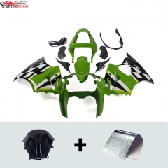 Sportfairings Fairing Kit fit for Kawasaki Ninja ZX6R 2000 - 2002 - Green White Black