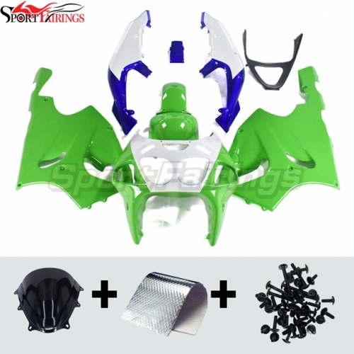 Sportfairings Fairing Kit fit for Kawasaki Ninja ZX7R 1996 - 2003 - Green White Blue