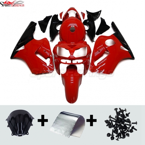 Sportfairings Fairing Kit fit for Kawasaki Ninja ZX12R 2002 - 2006 - Red Black