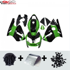 Sportfairings Fairing Kit fit for Kawasaki Ninja ZX12R 2002 - 2006 - Green Black