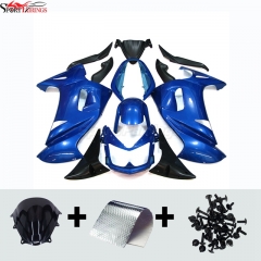 Sportfairings Fairing Kit fit for Kawasaki Ninja 650R 2006 - 2008 - Deep Blue