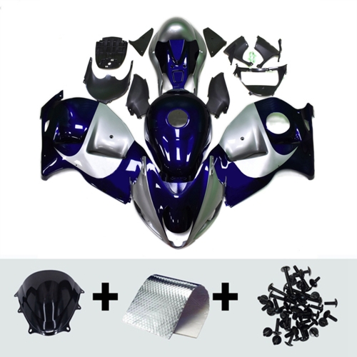 Sportfairings Fairing Kit fit for Suzuki Hayabusa GSX1300R 1997 - 2007 - Gloss Black