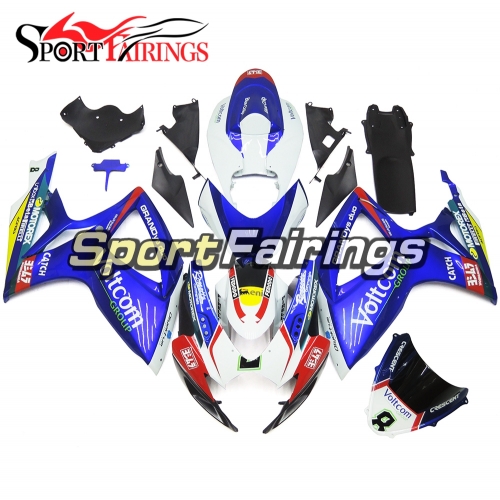 Fairing Kit Fit For Suzuki GSXR600 750 2006 - 2007 - Blue White