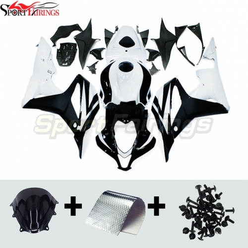 Fairing Kit fit for Honda CBR600RR 2007- 2008 - White Black