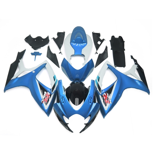 Sportfairings Fairing Kit fit for Suzuki GSXR600 GSXR750 2006 - 2007 - Blue White