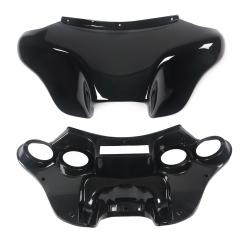 Batwing Outer Fairing w/Windshield Fit for 1986-2015 Harley FLSTN Heritage Softail Classic Deluxe Fat Boy