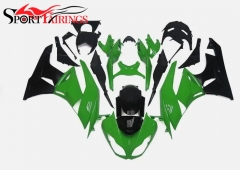 SPORT FAIRINGS Motorcycle Frames Fairings For Kawasaki ZX6R Ninja ZX-6R 2009 - 2012 Bodywork Black Green