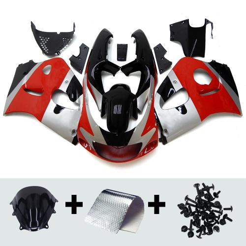 Sportfairings Fairing Kit fit for Suzuki GSXR600 GSXR750 1996 - 1999 - Red Black Silver