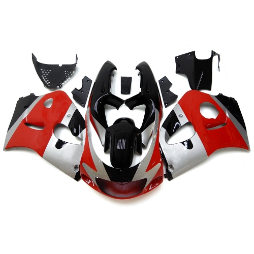 Sportfairings Fairing Kit fit for Suzuki GSXR600 GSXR750 1996 - 1999 - Red Black Silver