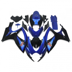 Injection Blue Fairing Kit for 2006 2007 Suzuki GSXR600 GSXR750 06 07