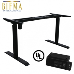 Electric Standing Desk Frame Adjustable Height Desk Frame with Single Motor