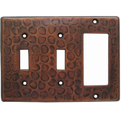 Akicon™ Copper 2 Toggle 1 Rocker - GFI/Wall Plate/Outlet Cover