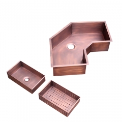 Akicon Custom Copper Kitchen Sink