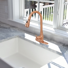 Akicon™ Copper Kitchen Sink Faucet Hole Cover Deck Plate Escutcheon - Lifetime Warranty