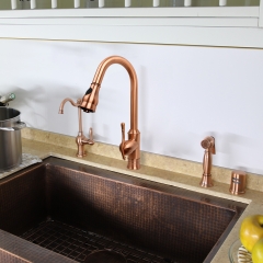 Akicon™ Copper Kitchen Dishwasher Air Gap Cap