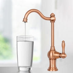 Akicon™ One-Handle Drinking Water Filter Faucet Water Purifier Faucet - -Cold water-Copper