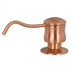 Akicon™ Built in Copper Soap Dispenser Refill from Top with 17 OZ Bottle - 3 Years Warranty