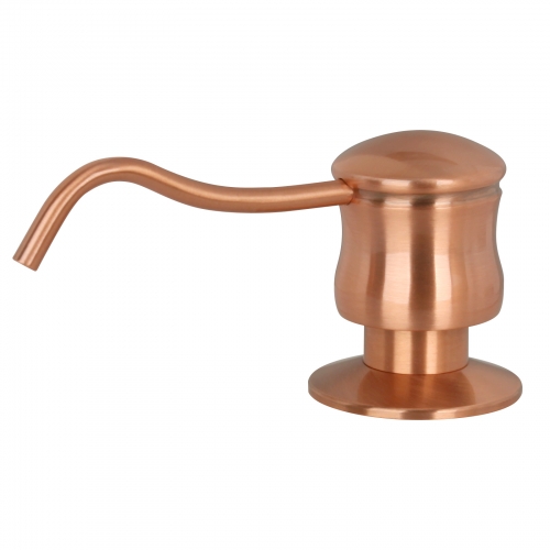 Akicon™ Built in Copper Soap Dispenser Refill from Top with 17 OZ Bottle - 3 Years Warranty