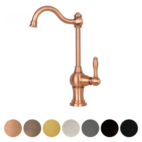Akicon™ One-Handle Drinking Water Filter Faucet Water Purifier Faucet - -Cold water-Copper