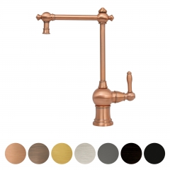 Akicon™ One-Handle Copper Drinking Water Filter Faucet for Instant Hot Water Tank Dispenser & Filtration System - Copper