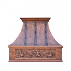 Akicon™ Custom Handcrafted Copper Range Hood - AKH703T-C