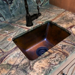 Akicon™ Curved Copper Bar/Prep Sink