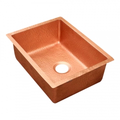 Akicon™ Single Bowl Undermount Copper Kitchen Sink