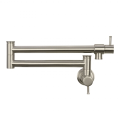 Akicon™ Pot Filler Kitchen Faucet Wall-Mounted - Brushed Nickel