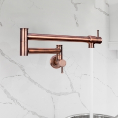 Akicon™ Pot Filler Kitchen Faucet Wall-Mounted - Antique Copper