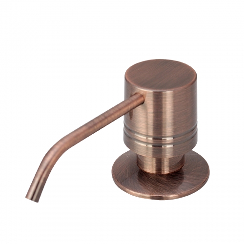 Akicon™ Built in Antique Copper Soap Dispenser Refill from Top with 17 OZ Bottle - Antique Copper